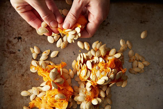Cold-pressed pumpkin seed oil